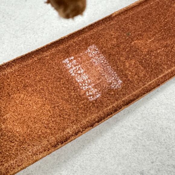 VTG Rockmount Ranch Wear Belt Womens 28 Brown Hand-Tooled Southwestern Aztec - Picture 6 of 11